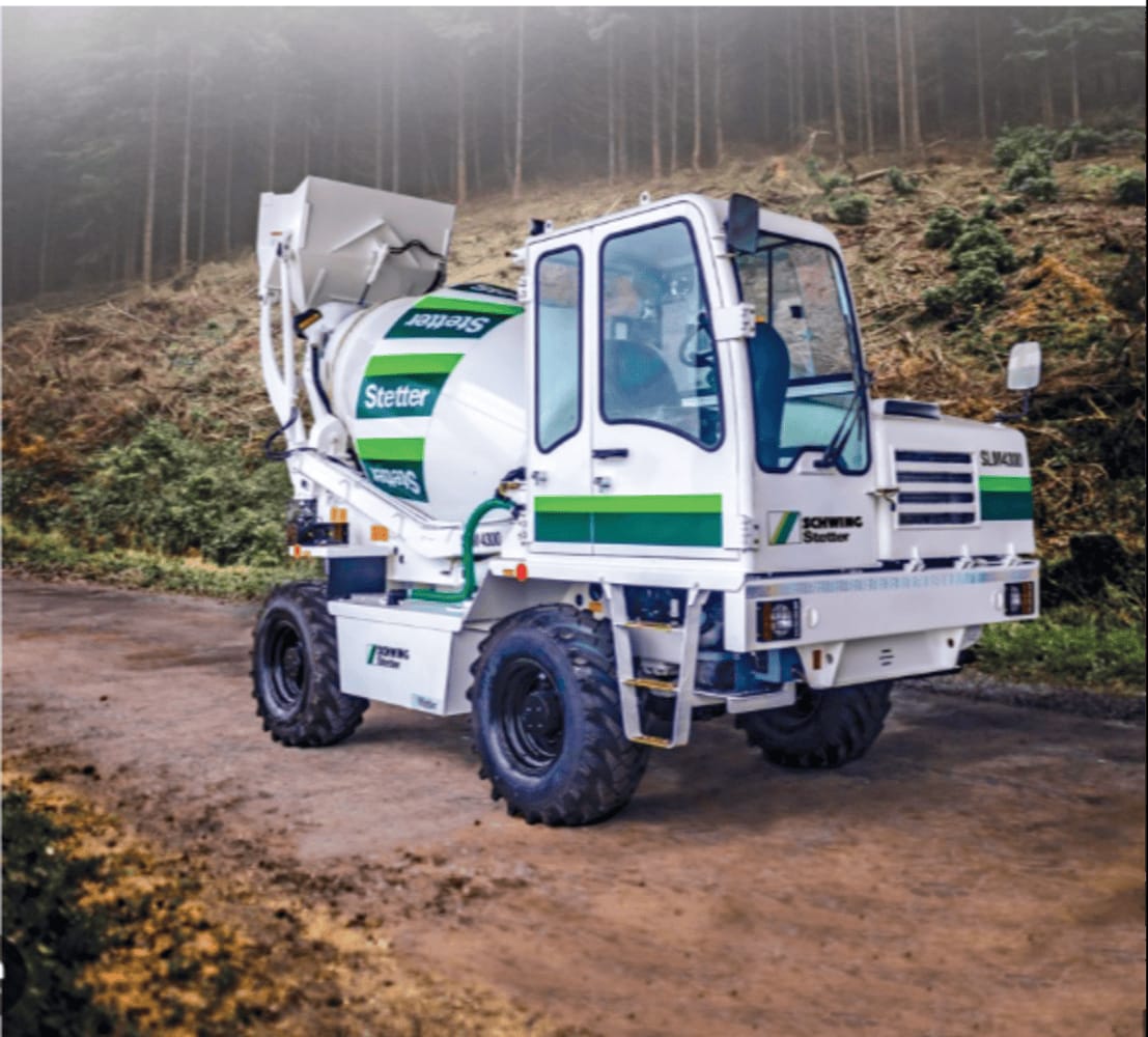 Self Loading Concrete Mixer